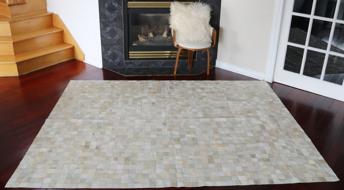 99608 Cowhide rug Patchwork Collection Quebecuir Premium BIG SIZE XXL