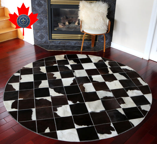 99610 Cowhide rug Patchwork Collection Quebecuir Premium BIG SIZE XXL