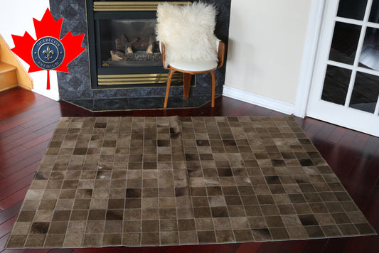 99613 Cowhide rug Patchwork Collection Quebecuir Premium BIG SIZE XXL