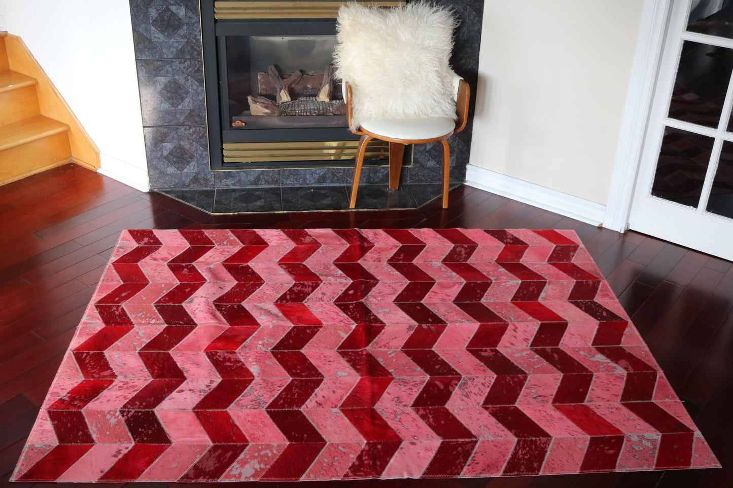 99622 Cowhide rug Patchwork Collection Quebecuir Premium BIG SIZE XXL