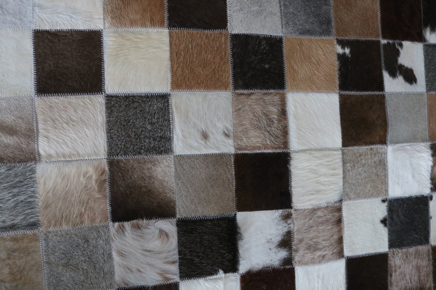 99628 Cowhide rug Patchwork Collection Quebecuir Premium BIG SIZE XXL