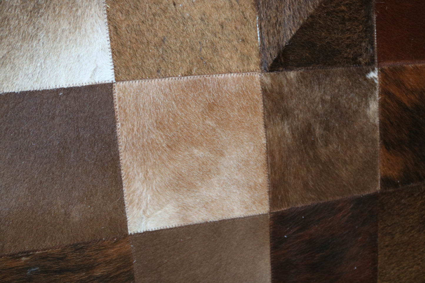 99636 Cowhide rug Patchwork Collection Quebecuir Premium BIG SIZE XXL