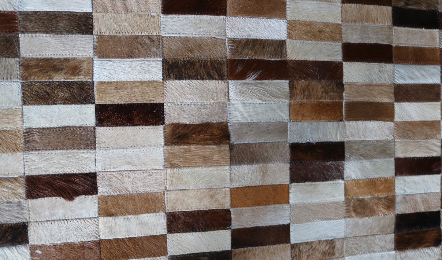 99646 Cowhide rug Patchwork Collection Quebecuir Premium BIG SIZE XXL