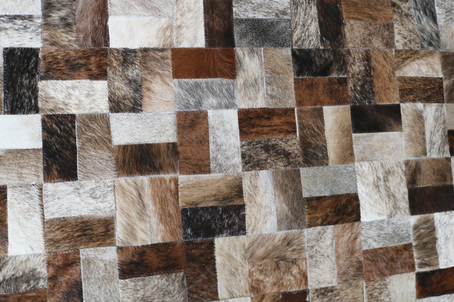 99647 Cowhide rug Patchwork Collection Quebecuir Premium SUPER BIG SIZE XXXL