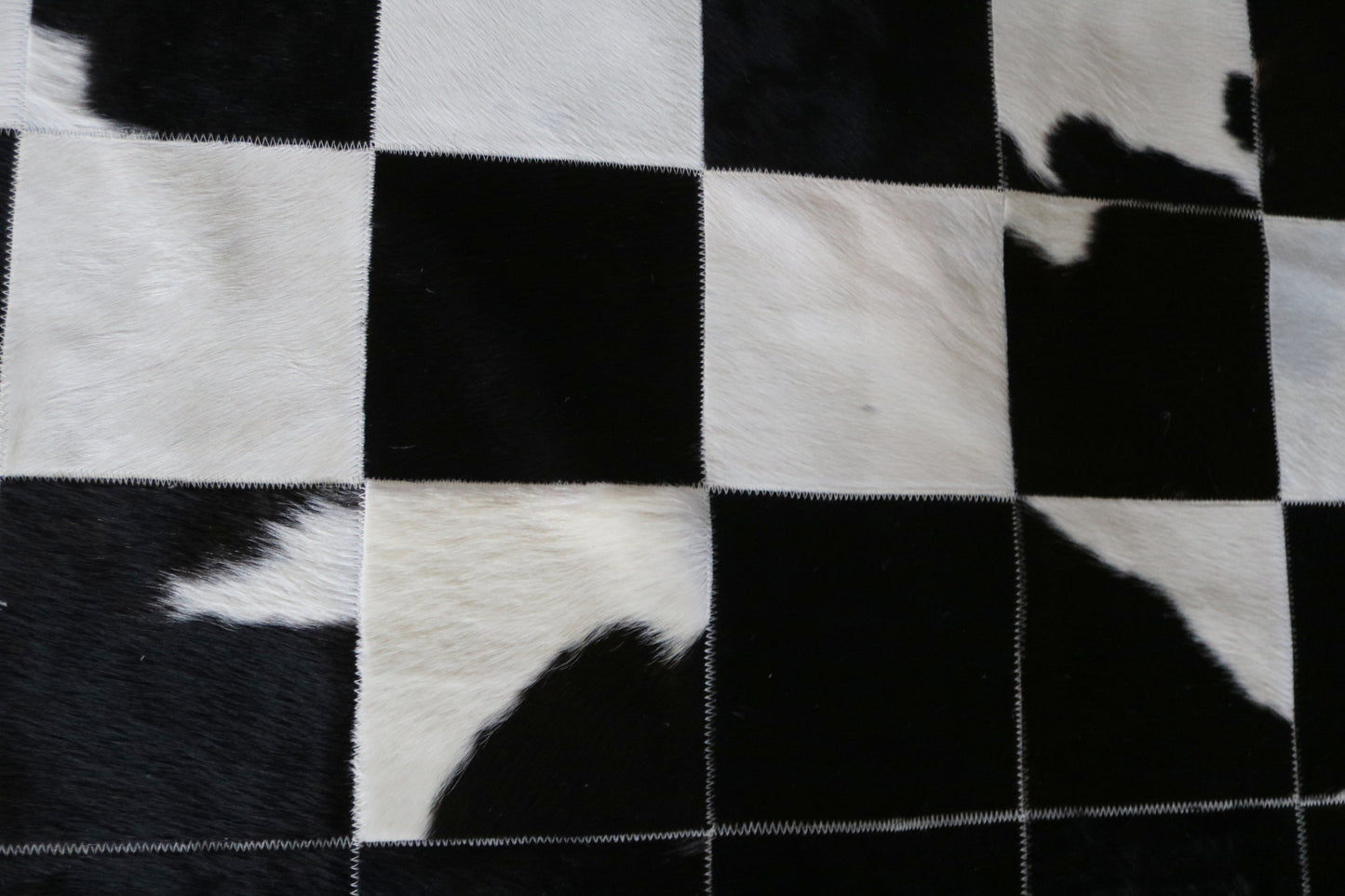 99654 Cowhide rug Patchwork Collection Quebecuir Premium
