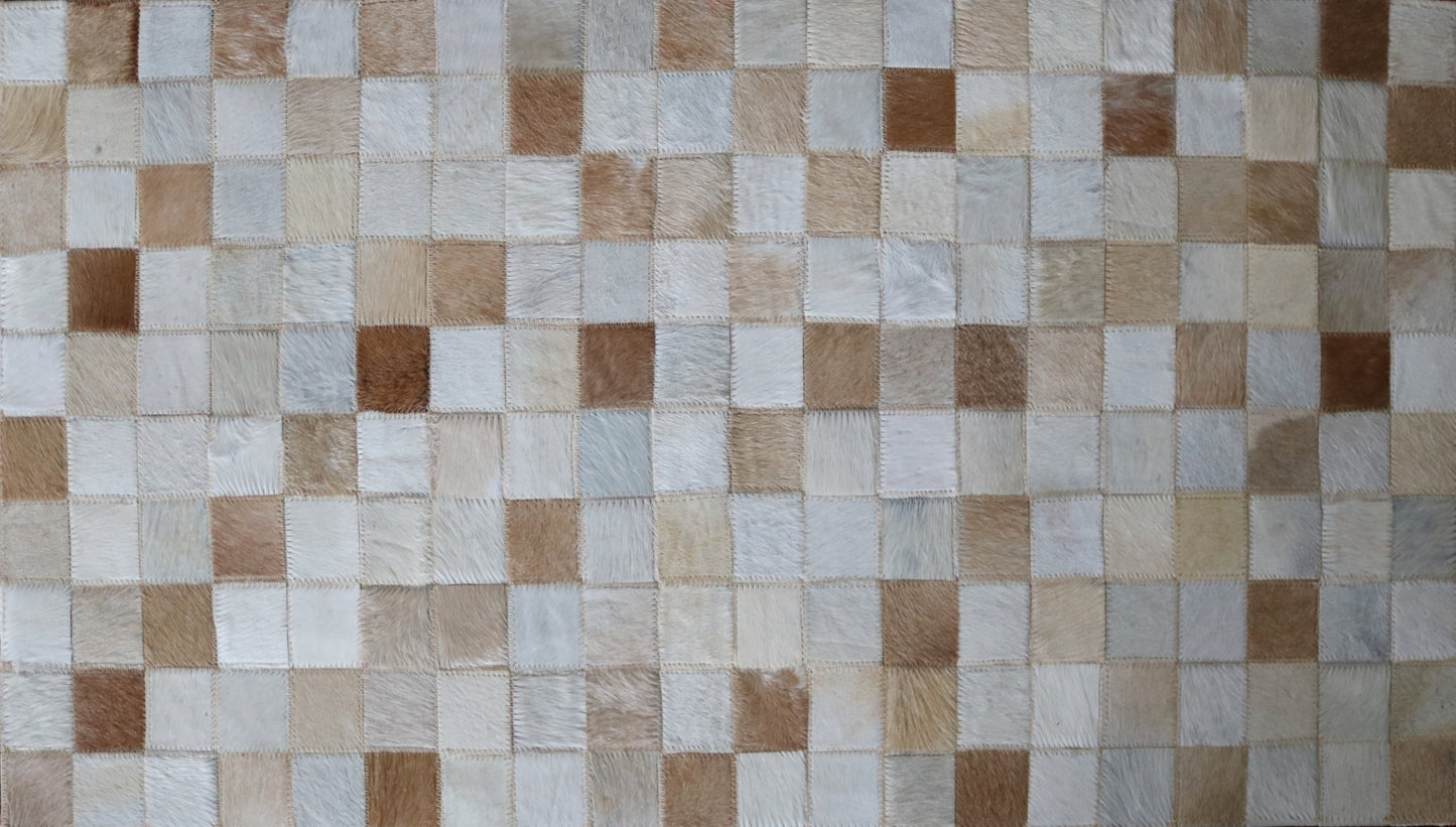 99669 Cowhide rug Patchwork Collection Quebecuir Premium