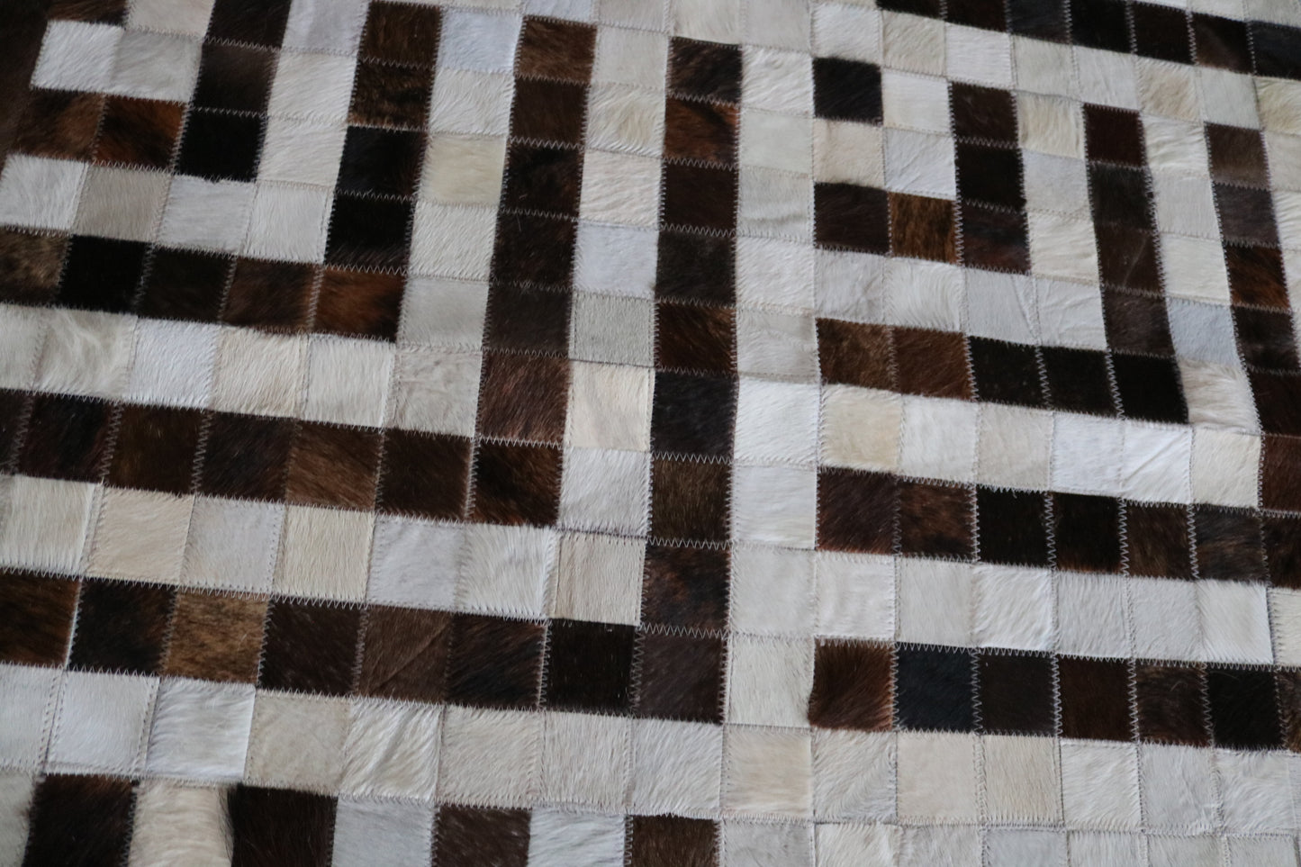 99680 Cowhide rug Patchwork Collection Quebecuir Premium  BIG SIZE XXL