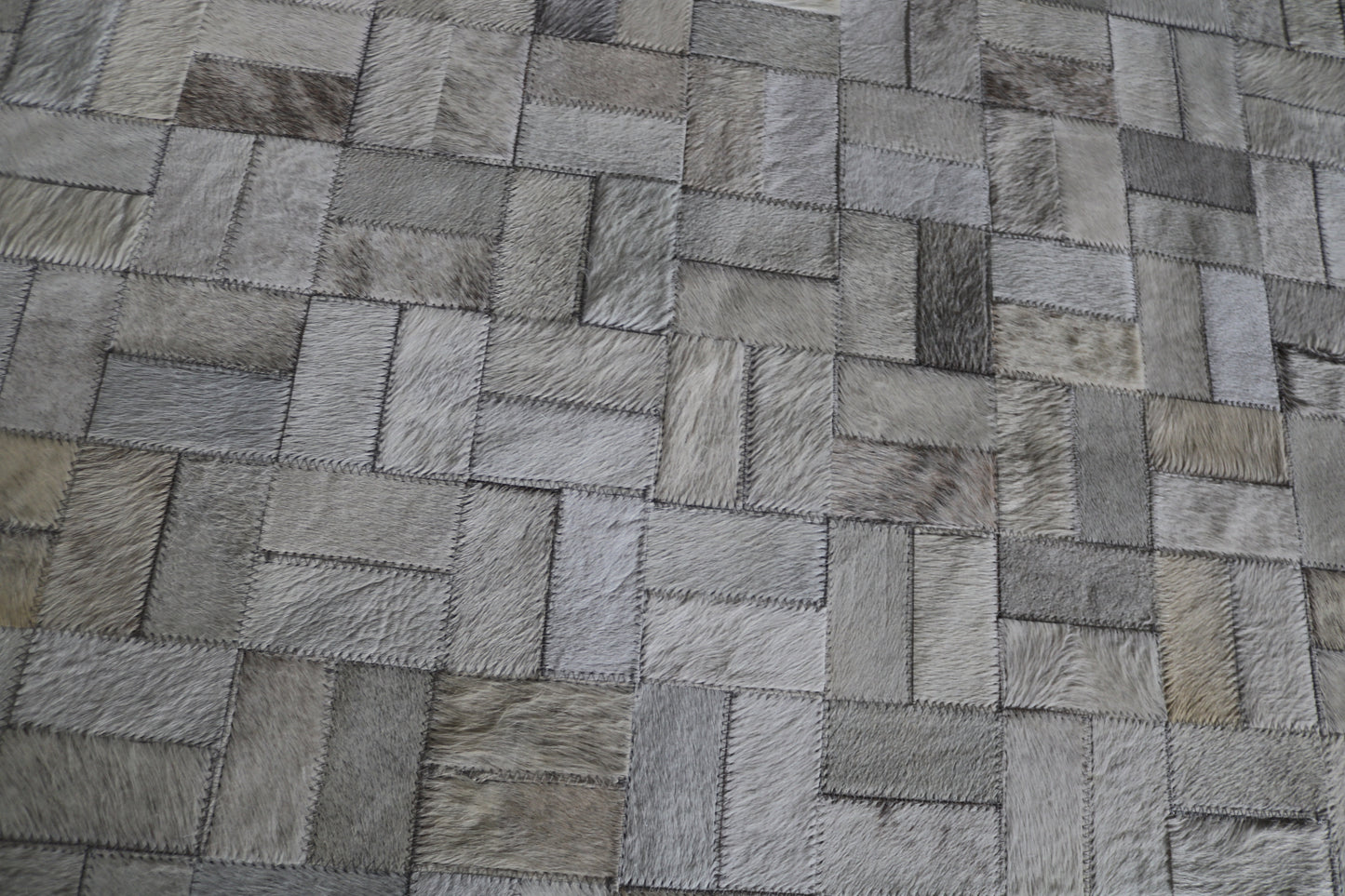 99686 Cowhide rug Patchwork Collection Quebecuir Premium