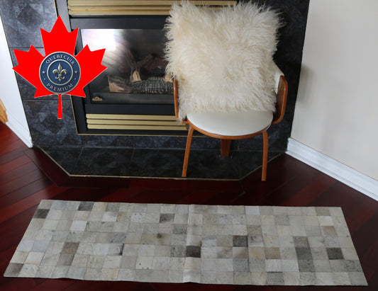 99688 Cowhide rug Patchwork Collection Quebecuir Premium