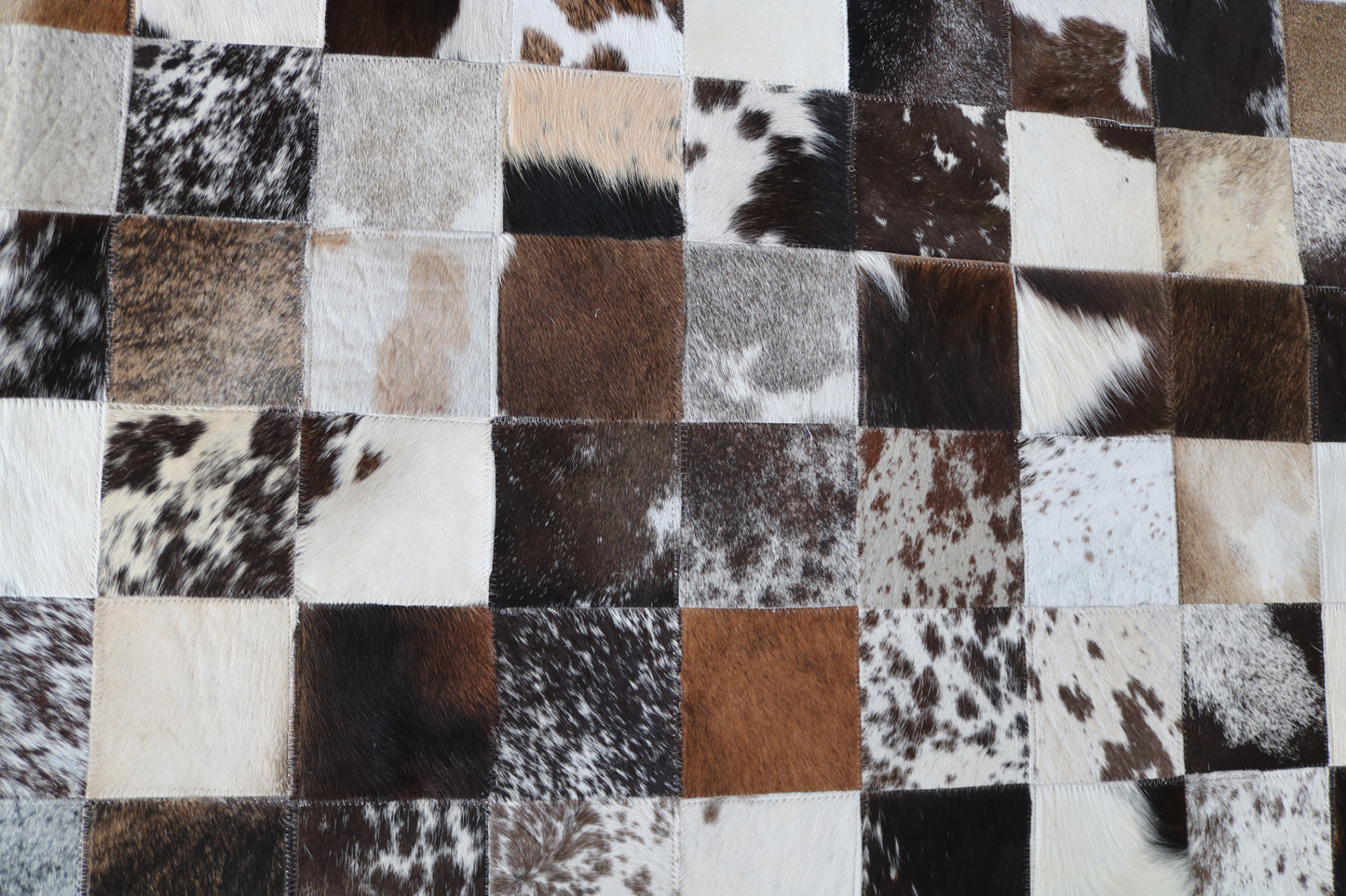 99693 Cowhide rug Patchwork Collection Quebecuir Premium