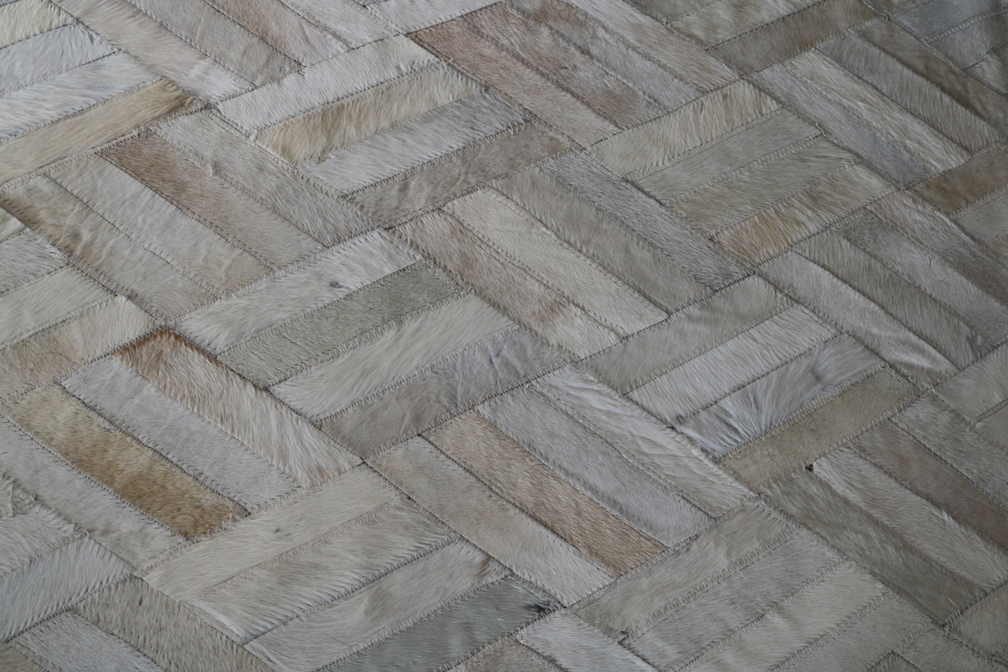 99695 Cowhide rug Patchwork Collection Quebecuir Premium