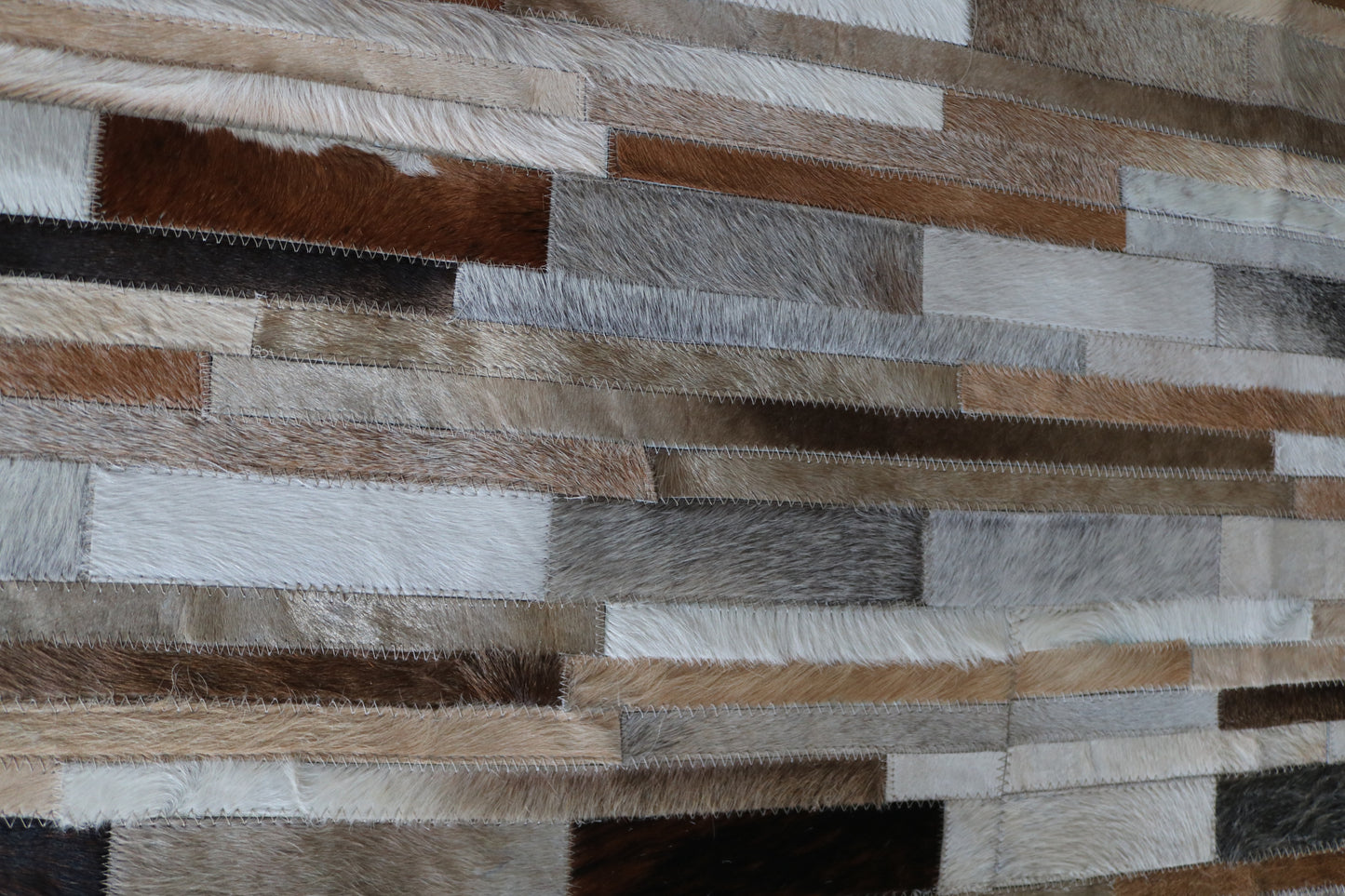99702 Cowhide rug Patchwork Collection Quebecuir Premium