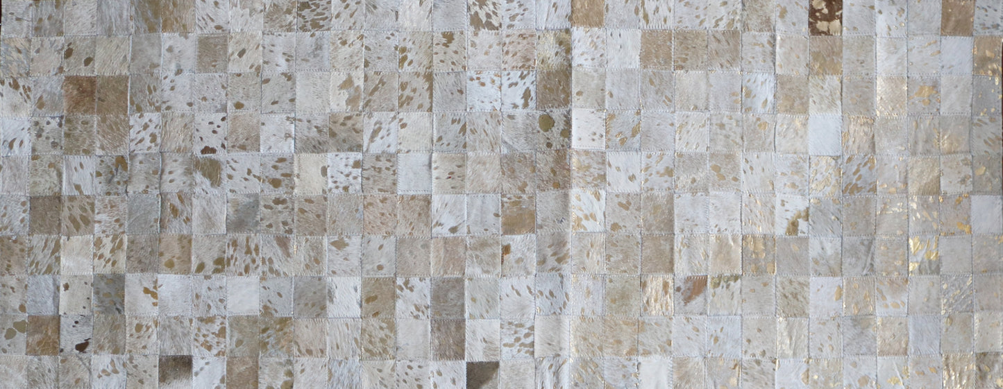 99708 Cowhide rug Patchwork Collection Quebecuir Premium