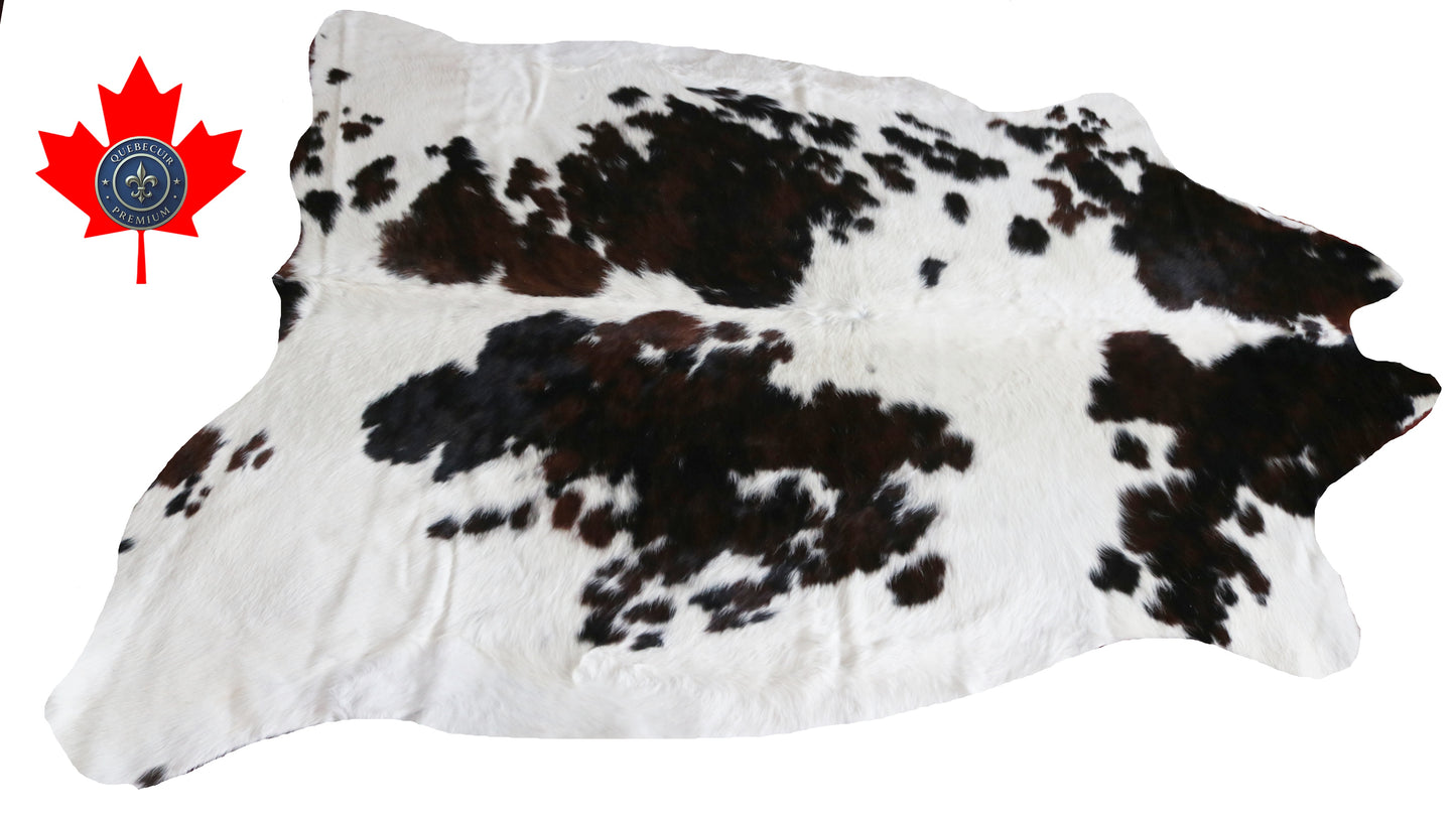 99723 Cowhide rug  TRICOLOR Collection Quebecuir Premium