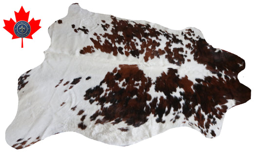 99727 Cowhide rug  TRICOLOR Collection Quebecuir Premium