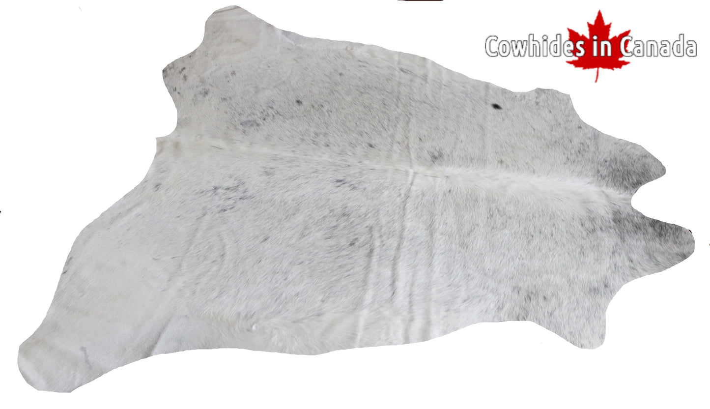 99729 Cowhide rug  GREY & WHITE Collection Quebecuir Premium