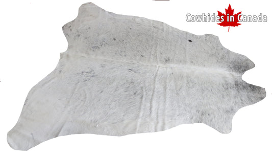 99729 Cowhide rug  GREY & WHITE Collection Quebecuir Premium