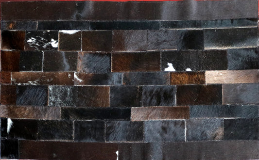 99739 Cowhide rug Patchwork Collection Quebecuir Premium