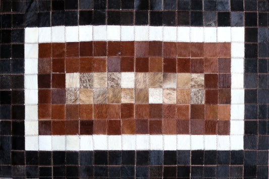 99745 Cowhide rug Patchwork Collection Quebecuir Premium