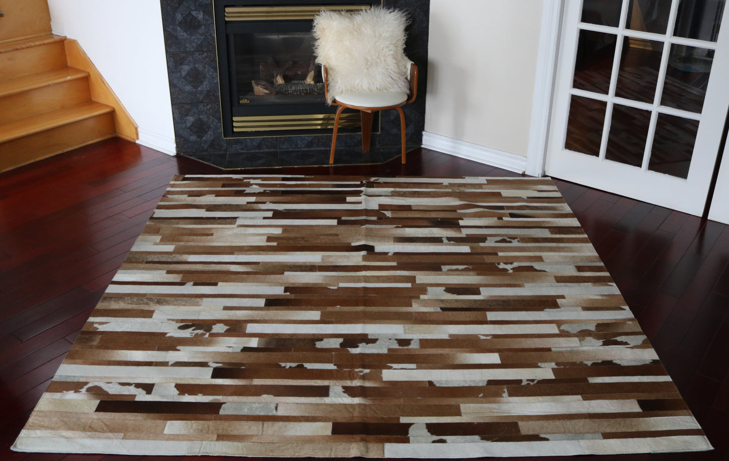 99750 Cowhide rug Patchwork Collection Quebecuir Premium