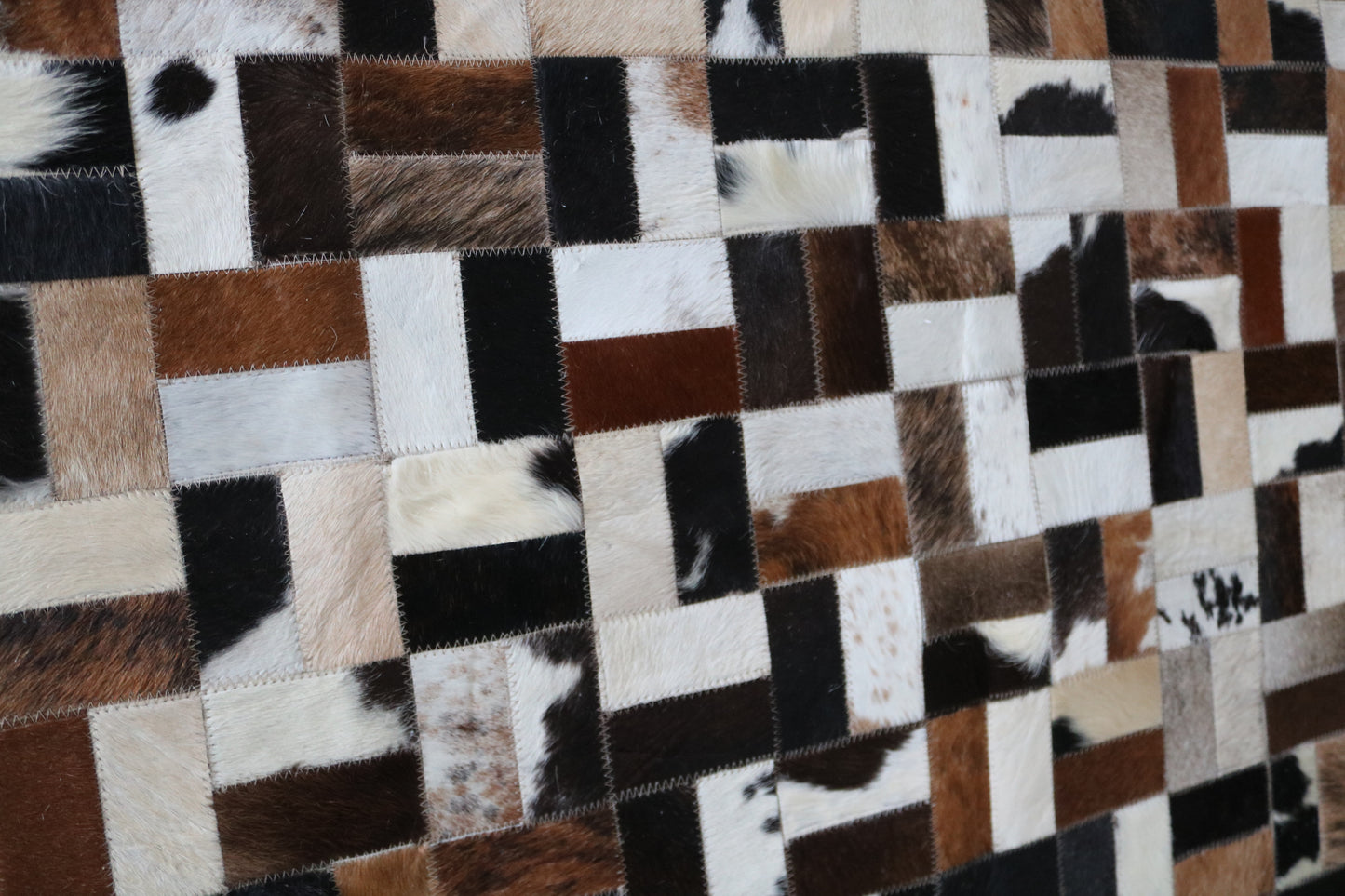 99751 Cowhide rug Patchwork Collection Quebecuir Premium