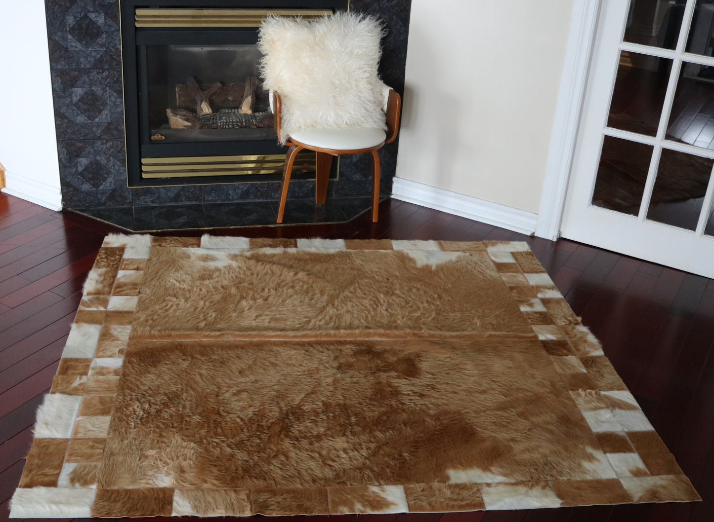99753 Cowhide rug Patchwork Collection Quebecuir Premium