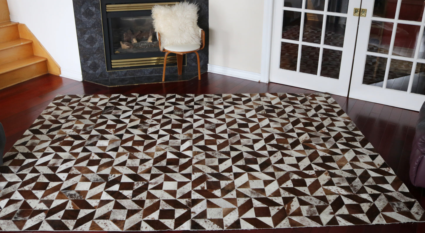 99758 Cowhide rug Patchwork Collection Quebecuir Premium SUPER   BIG SIZE XXXL