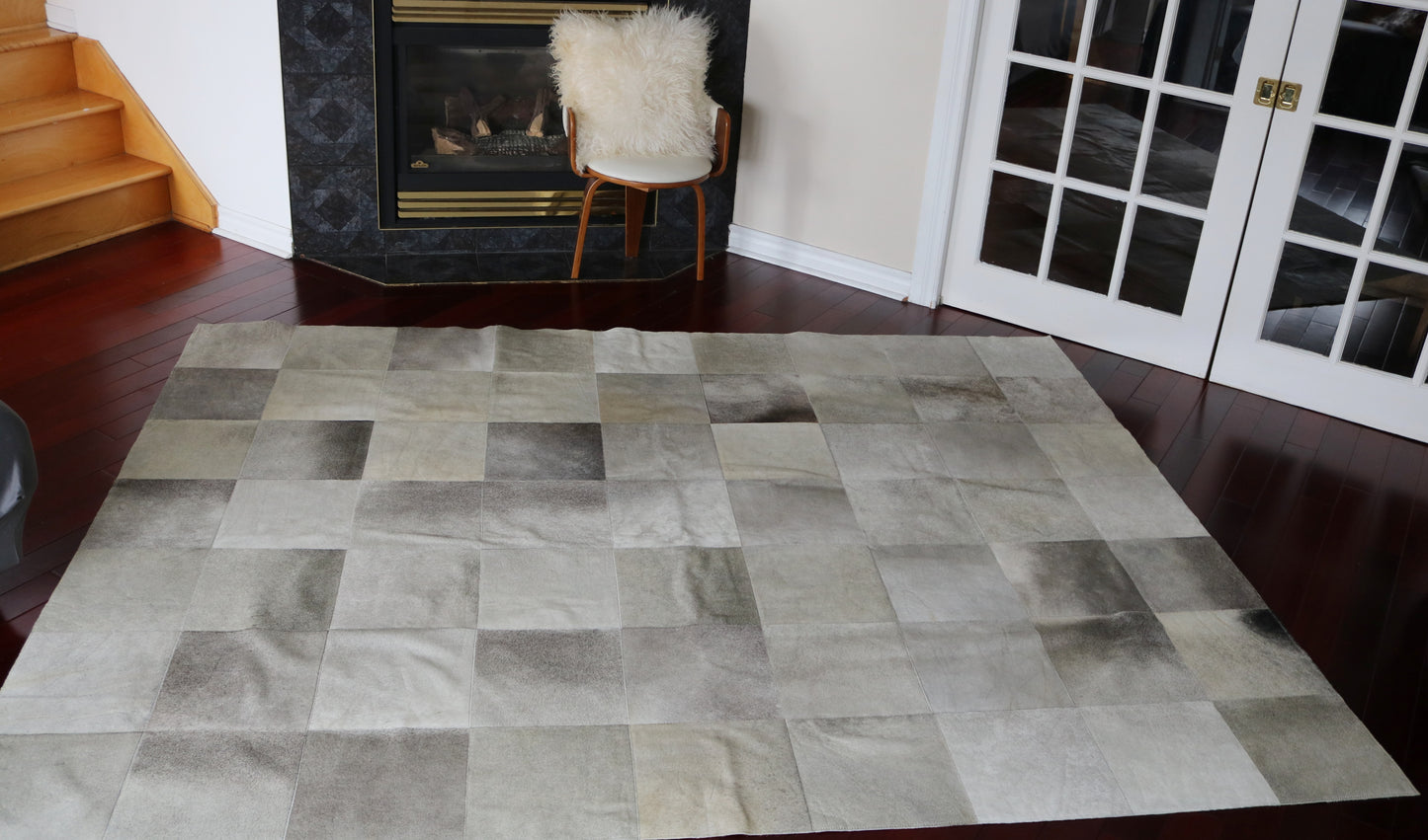 99765 Cowhide rug Patchwork Collection Quebecuir Premium SUPER   BIG SIZE XXXL