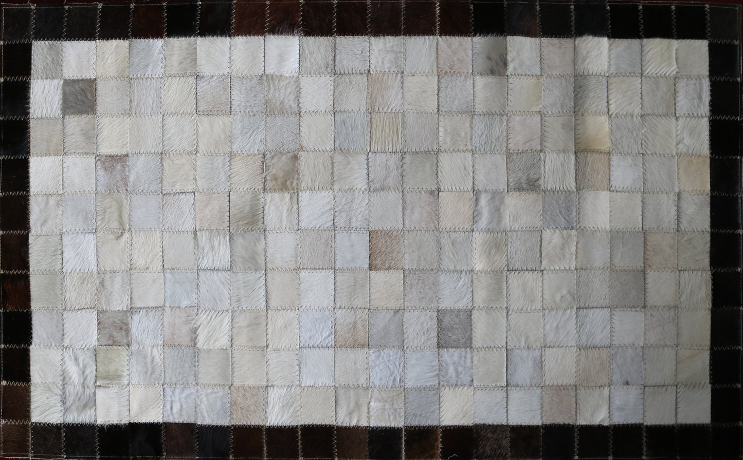 99773 Cowhide rug Patchwork Collection Quebecuir Premium