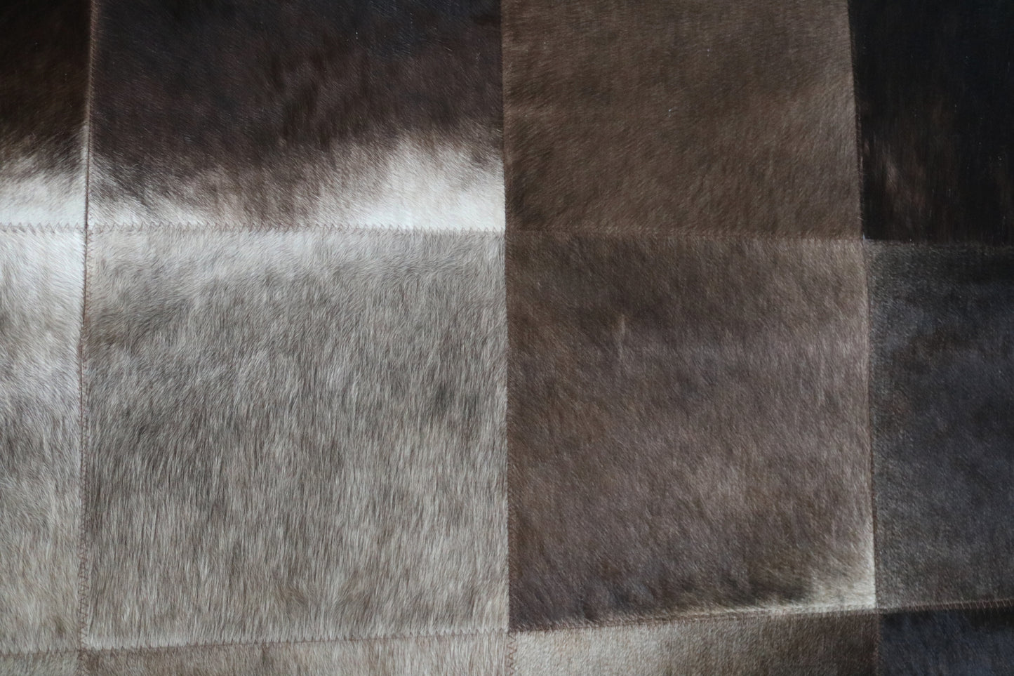 99776 Cowhide rug Patchwork Collection Quebecuir Premium    BIG SIZE XXL