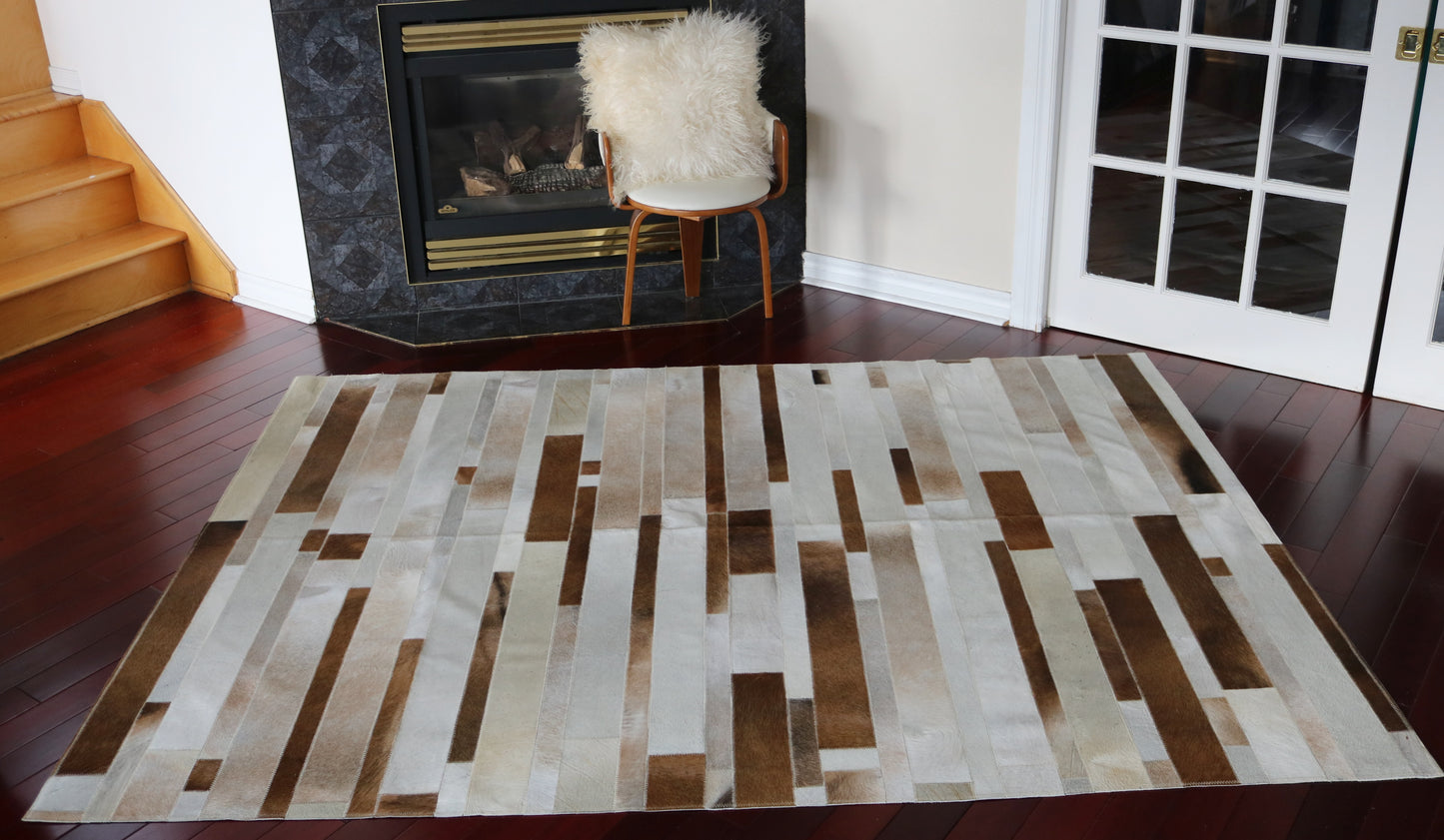 99777 Cowhide rug Patchwork Collection Quebecuir Premium    BIG SIZE XXL