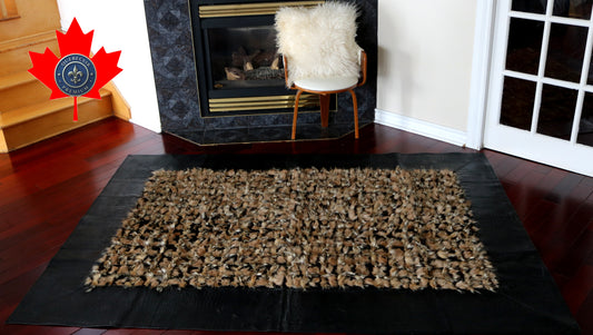 99778 Cowhide rug Patchwork Collection Quebecuir Premium SUPER   BIG SIZE XXXL