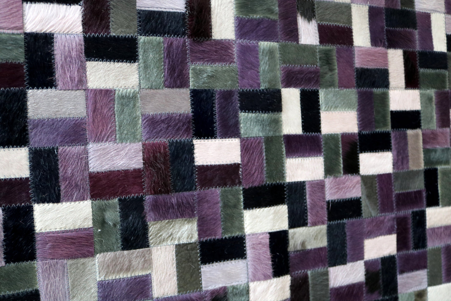 99783 Cowhide rug Patchwork Collection Quebecuir Premium