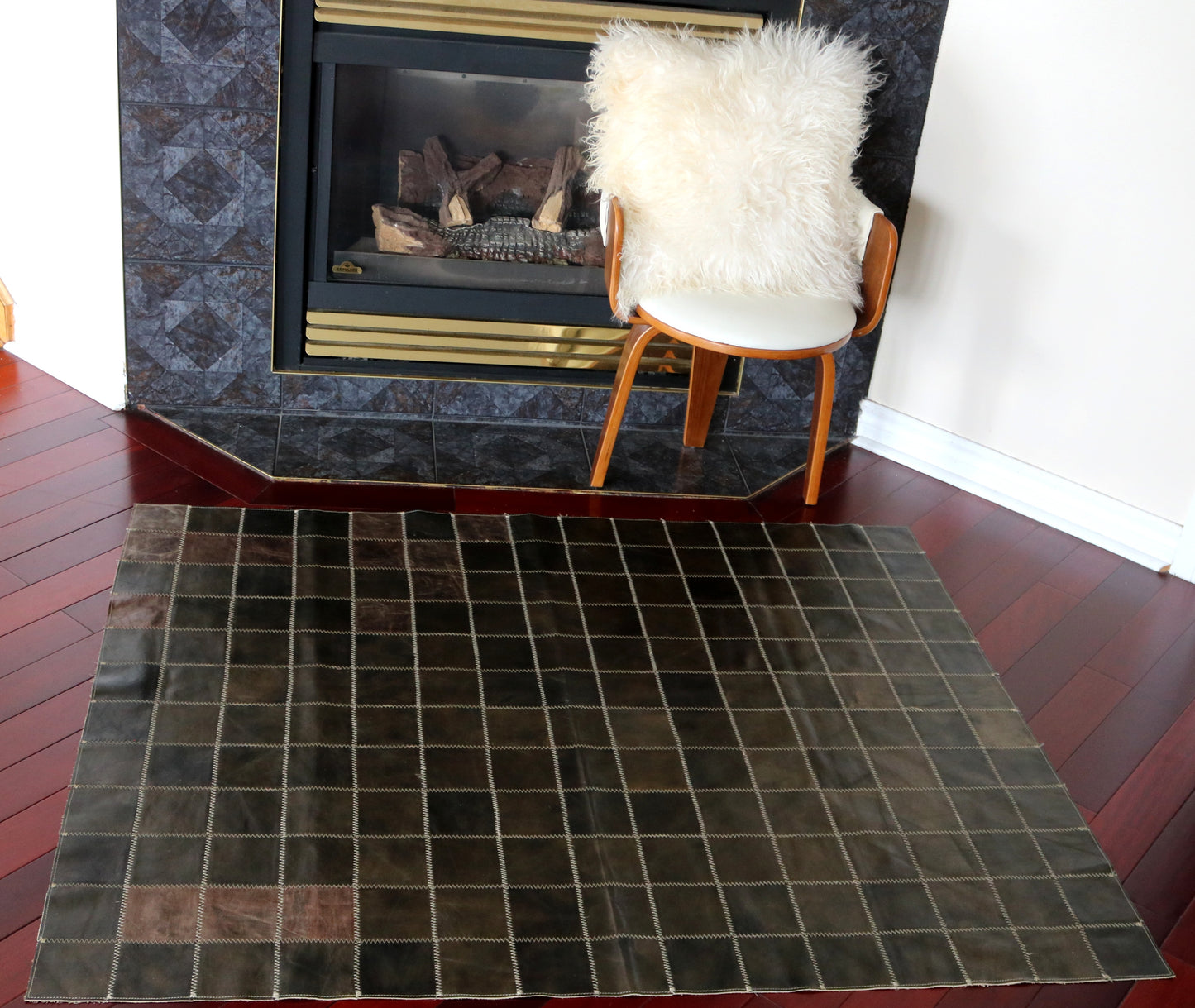 99785 Cowhide rug Patchwork Collection Quebecuir Premium