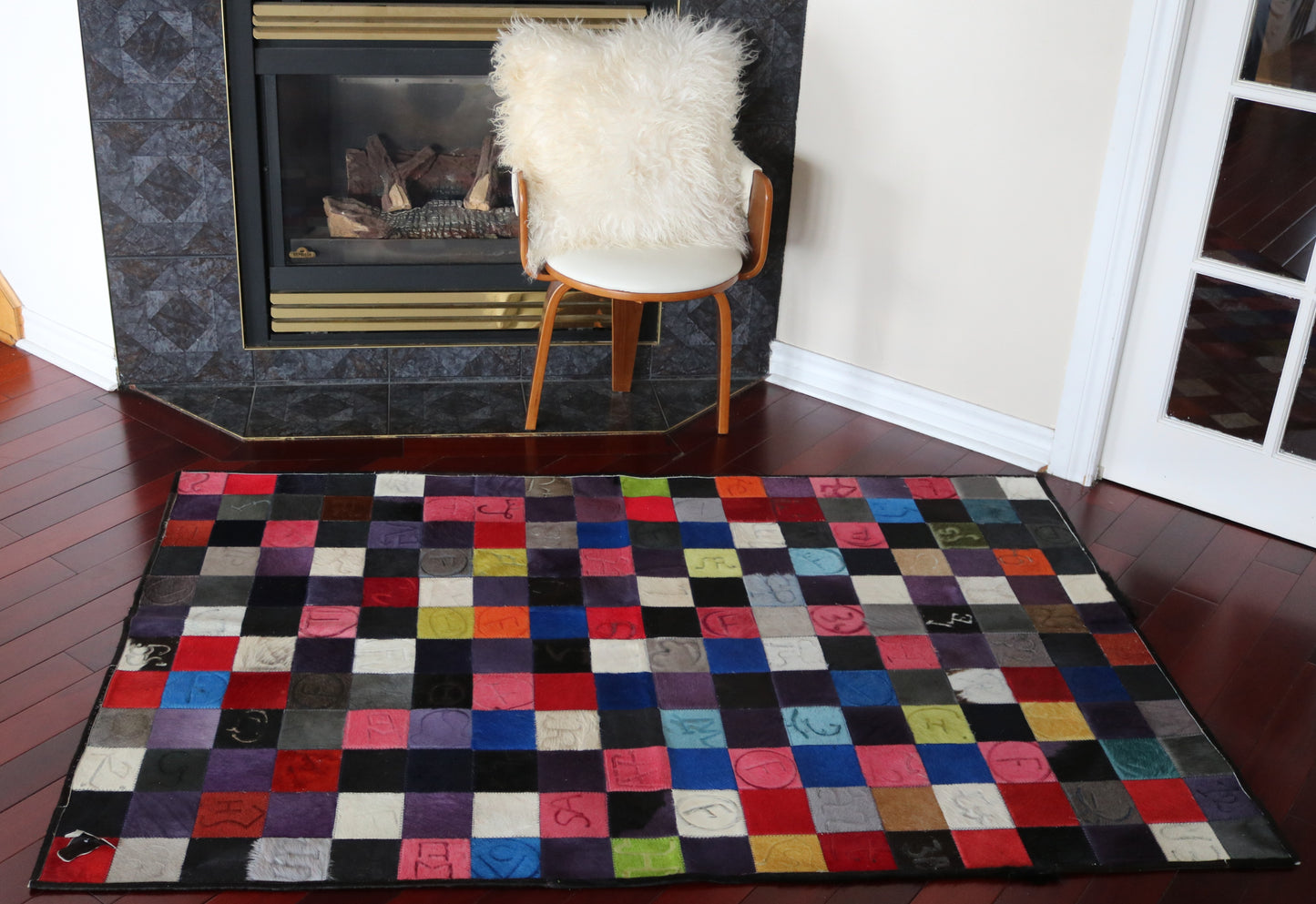 99787 Cowhide rug Patchwork Collection Quebecuir Premium