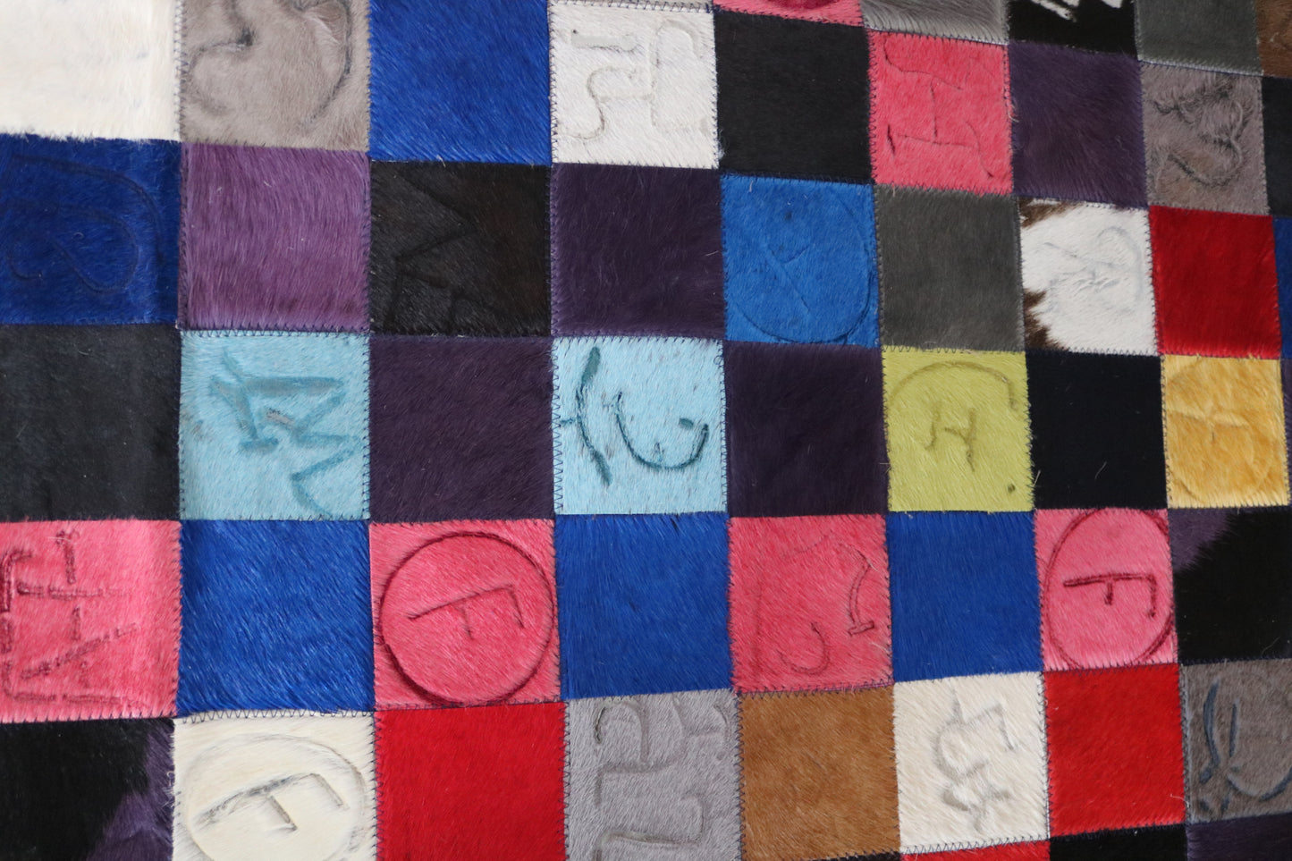 99787 Cowhide rug Patchwork Collection Quebecuir Premium