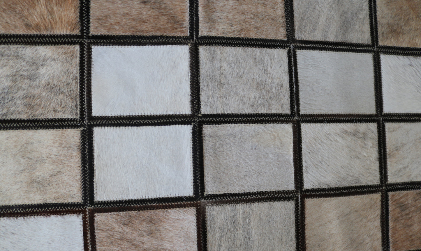 99796 Cowhide rug Patchwork Collection Quebecuir Premium