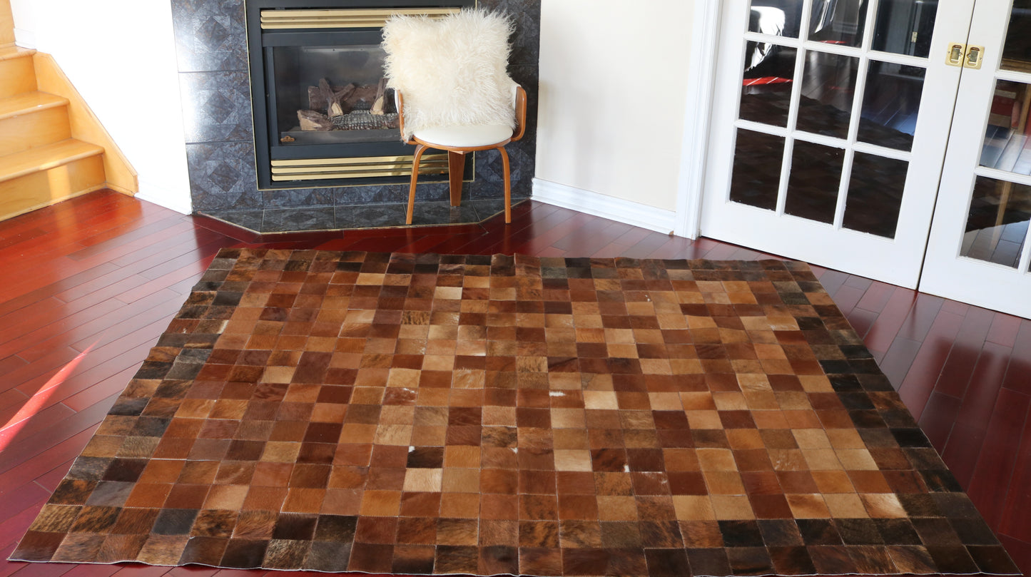 99800 Cowhide rug Patchwork Collection Quebecuir Premium