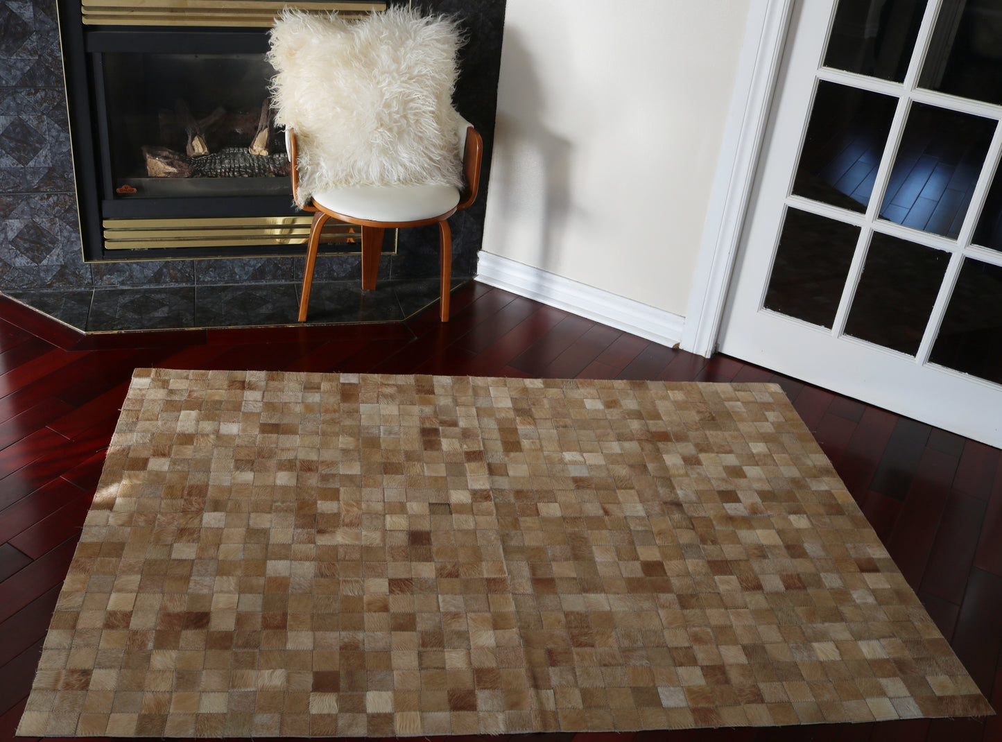 99807 Cowhide rug Patchwork Collection Quebecuir Premium