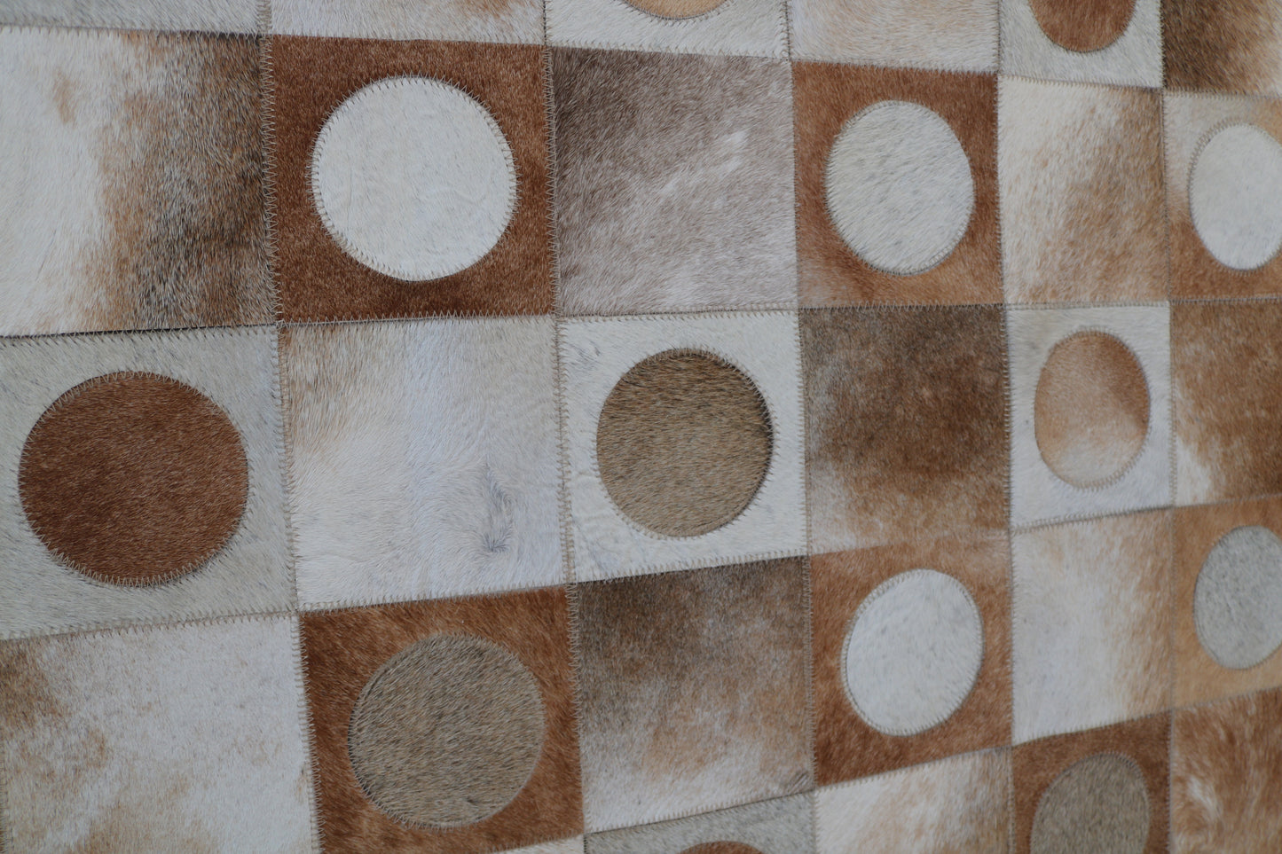 99808 Cowhide rug Patchwork Collection Quebecuir Premium