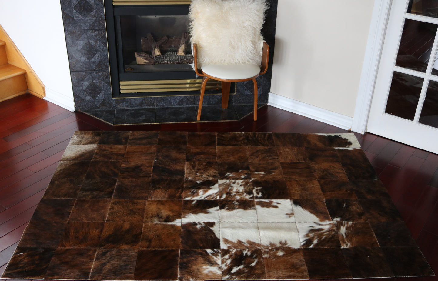 99814 Cowhide rug Patchwork Collection Quebecuir Premium