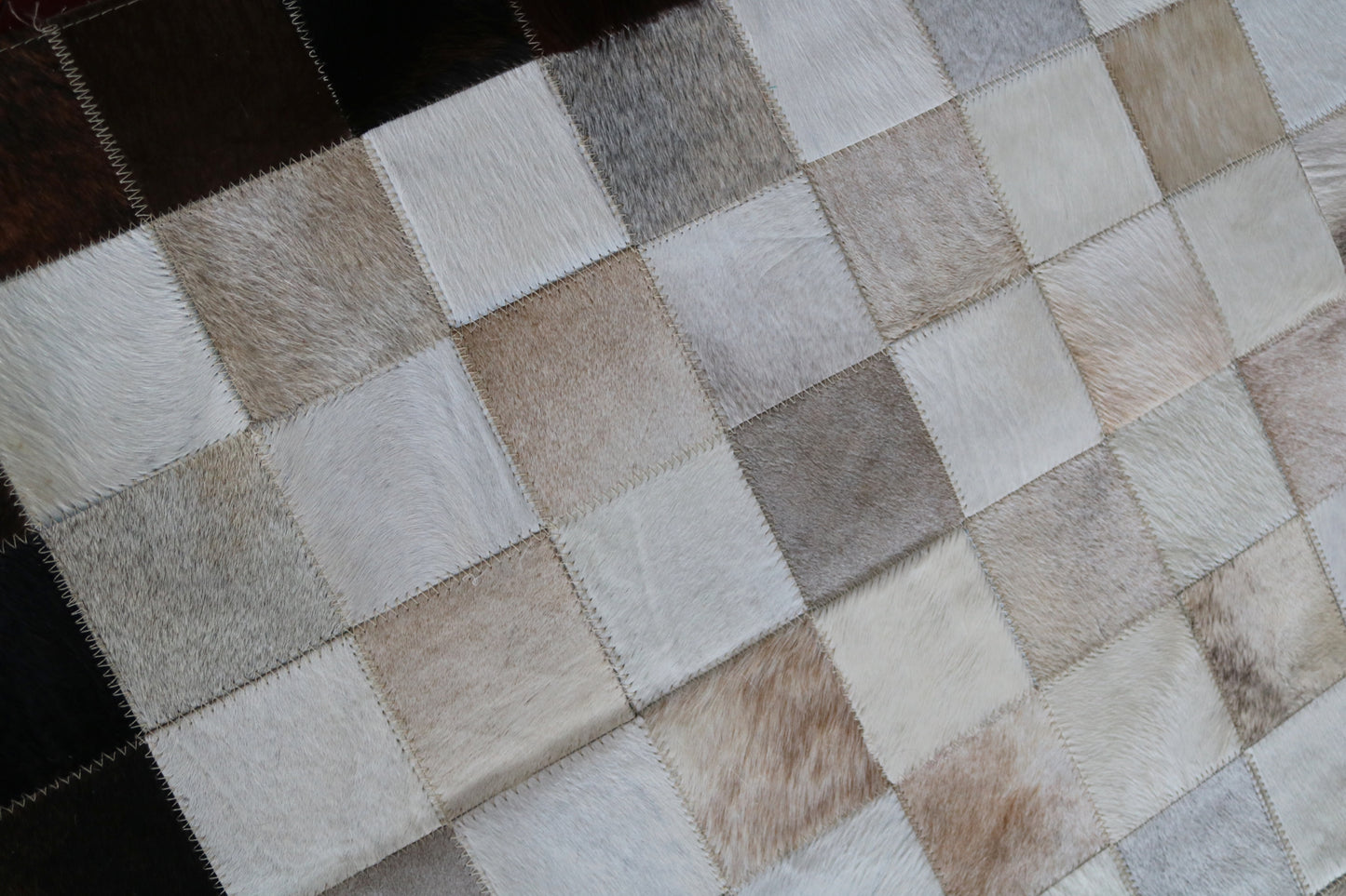 99819 Cowhide rug Patchwork Collection Quebecuir Premium