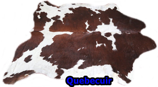 98181 - Tapis en peau de vache TRICOLORE - Collection Quebecuir Premium