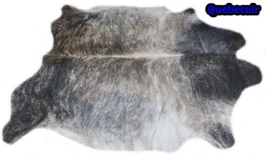 98182 - Cowhide Rug Tapis Peau de Vache BRINDLE LIGHT BIG SIZE  XXXL  - Collection Quebecuir Premium