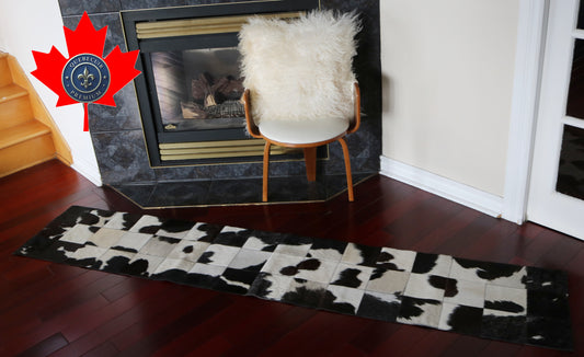 99834 Cowhide rug Patchwork Collection Quebecuir Premium