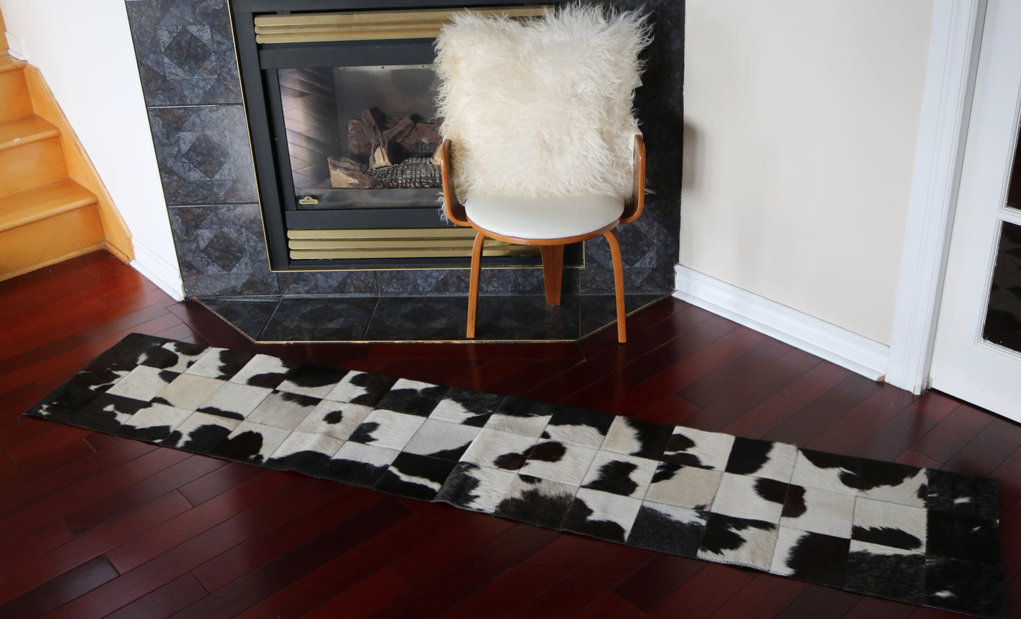 99834 Cowhide rug Patchwork Collection Quebecuir Premium