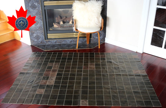 99835 Cowhide rug Patchwork Collection Quebecuir Premium