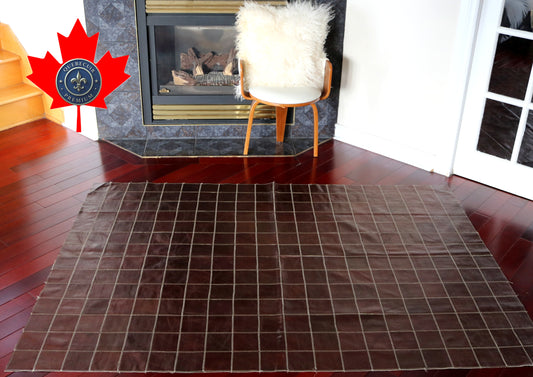 99836 Cowhide rug Patchwork Collection Quebecuir Premium