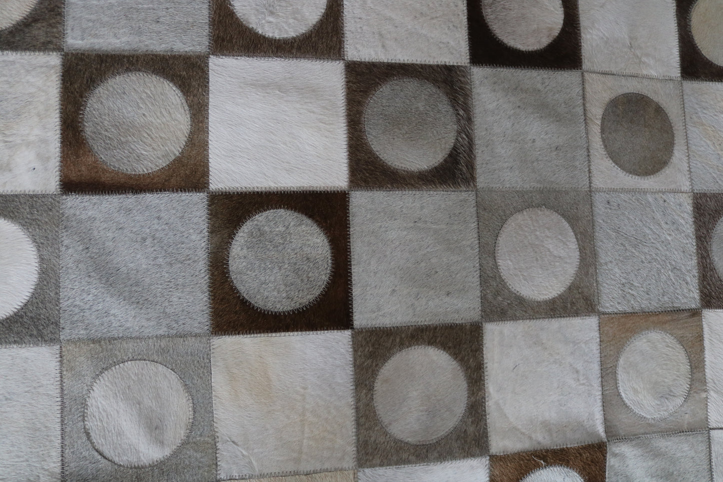 99847 Cowhide rug Patchwork Collection Quebecuir Premium