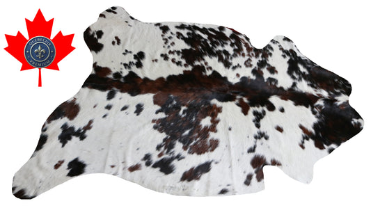 99849 Cowhide rug  TRICOLOR Collection Quebecuir Premium